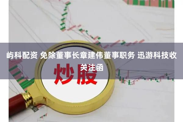 屿科配资 免除董事长章建伟董事职务 迅游科技收关注函